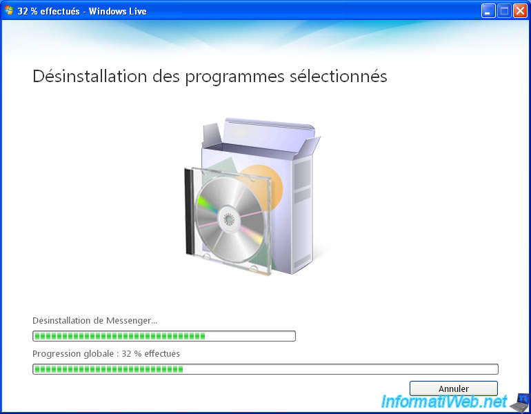 Desinstalar Windows Messenger Live Vista