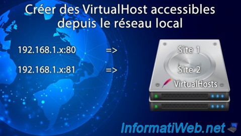 Comment créer des VirtualHost accessibles depuis le réseau local