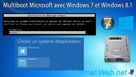 Multiboot Microsoft avec Windows 7 et Windows 8.1