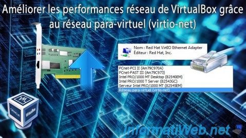 VirtualBox - Réseau para-virtuel (virtio-net)
