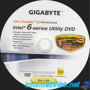 gigabyte ultra durable motherboard disc