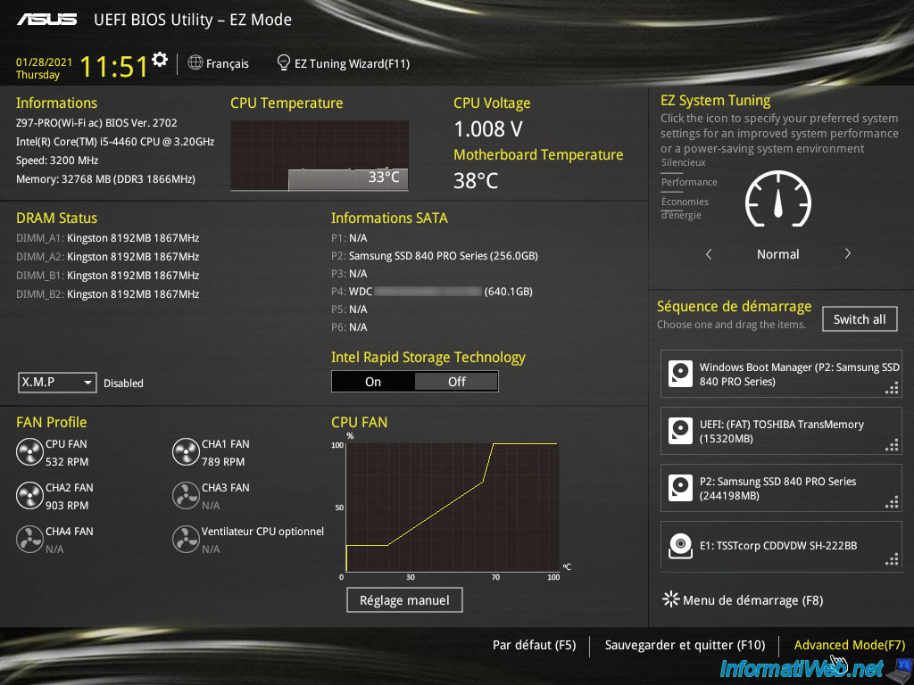 Schedule boot of your computer with a RTC event (or alarm) - BIOS