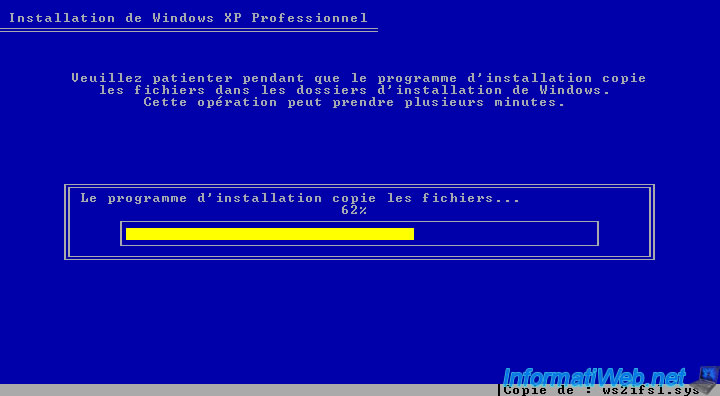 instalar reparación xp