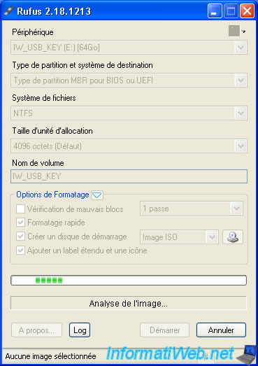 Create bootable USB key to install Windows XP - Windows - Tutorials - InformatiWeb