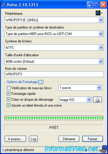 Create a bootable to install Windows XP - - Tutorials - InformatiWeb