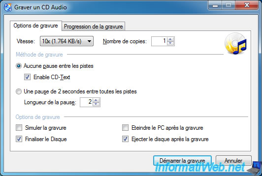 Graver un DVD de musique