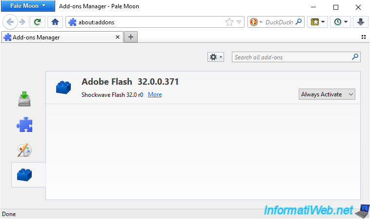 Reinstall Adobe Flash Player in 2023 to play flash games or use Flash-based  interfaces - Page 2 - Others - Tutorials - InformatiWeb