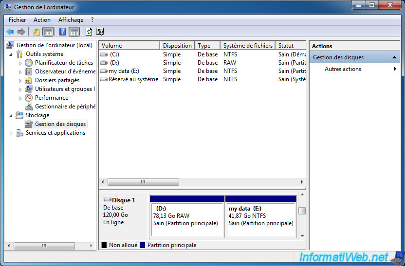 Reparer Une Partition Raw Grace A Testdisk Windows Tutoriels Informatiweb