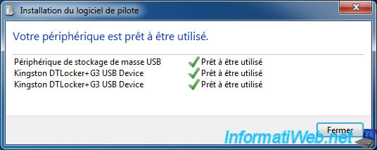 Kingston DataTraveler Locker+ G3 - Clé USB sécurisée avec cryptage logiciel  - Articles - Tutoriels - InformatiWeb