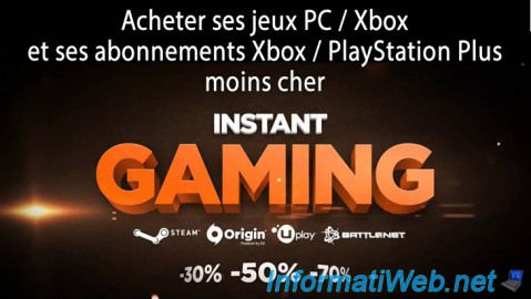 Acheter ses jeux et ses abonnements moins cher