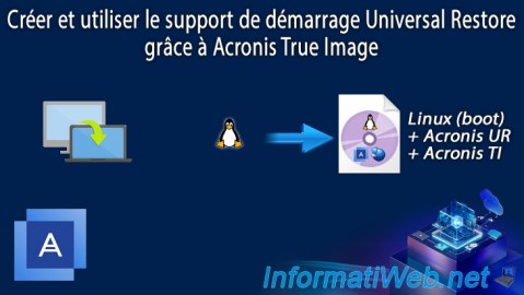 Créer et utiliser le support de démarrage Universal Restore grâce à Acronis True Image (Cyber Protect Home Office)
