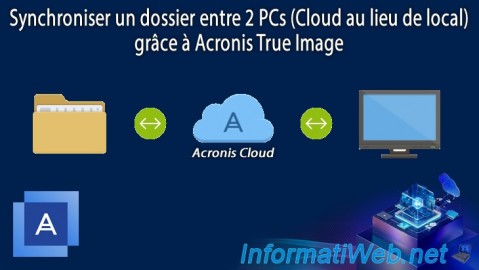 Synchroniser un dossier entre 2 PCs (via le Cloud au lieu du réseau local) grâce à Acronis True Image (Cyber Protect Home Office)