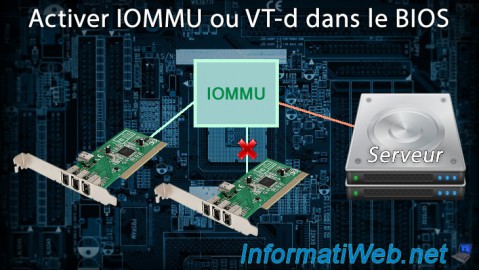 Activer IOMMU ou VT-d dans le BIOS