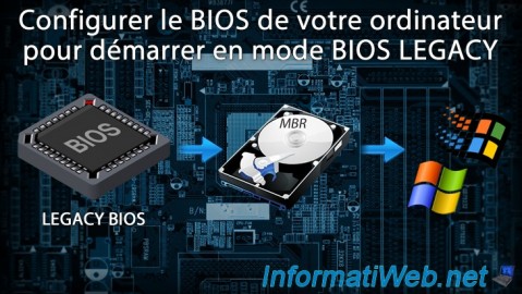 Configurer le BIOS de votre ordinateur pour démarrer en mode BIOS LEGACY