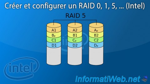 Créer et configurer un RAID 0, 1, 5, ... (Intel)