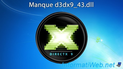 Erreur: manque d3dx9_43.dll