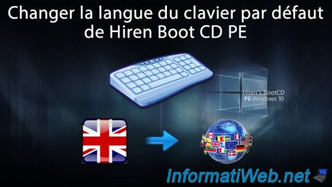 Changer la langue du clavier par défaut de Hiren Boot CD PE