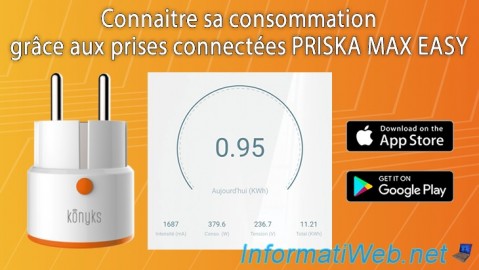 Connaitre sa consommation grâce aux prises connectées PRISKA MAX EASY