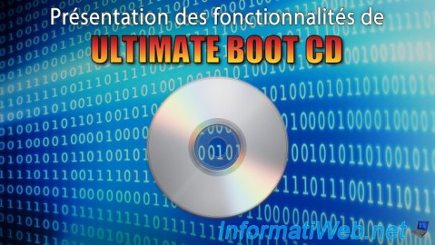 UBCD - Présentation des fonctionnalités du live CD