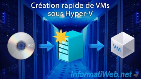 Créer rapidement une machine virtuelle sous Hyper-V sous Windows 10 et 11