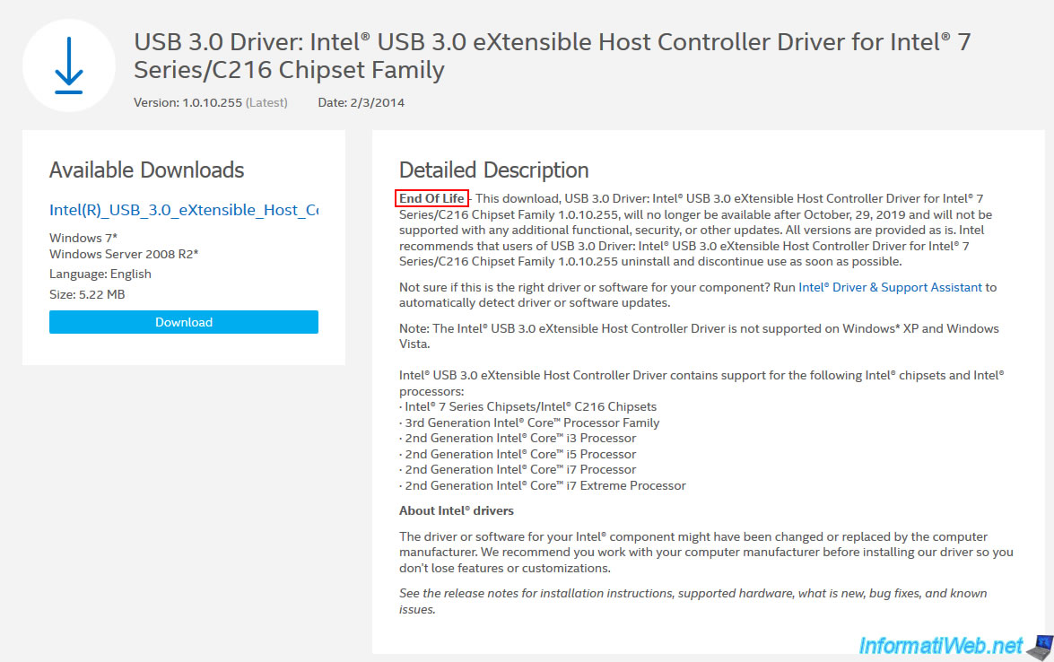 Intel 7 series c216 chipset