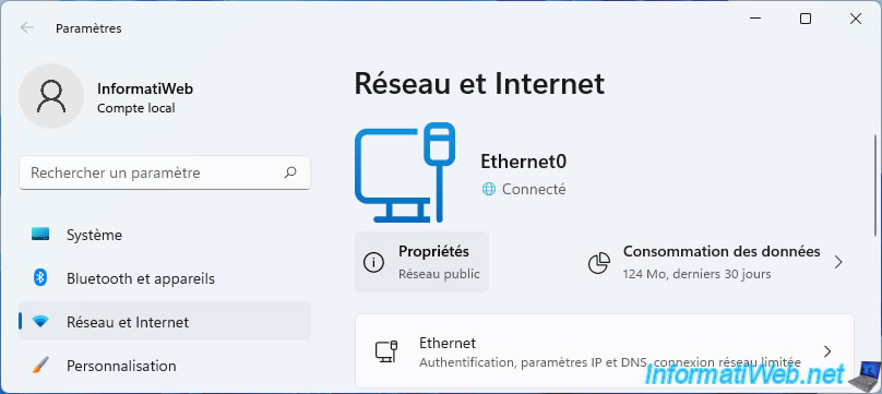 Stockage réseau : Ethernet - Wifi 